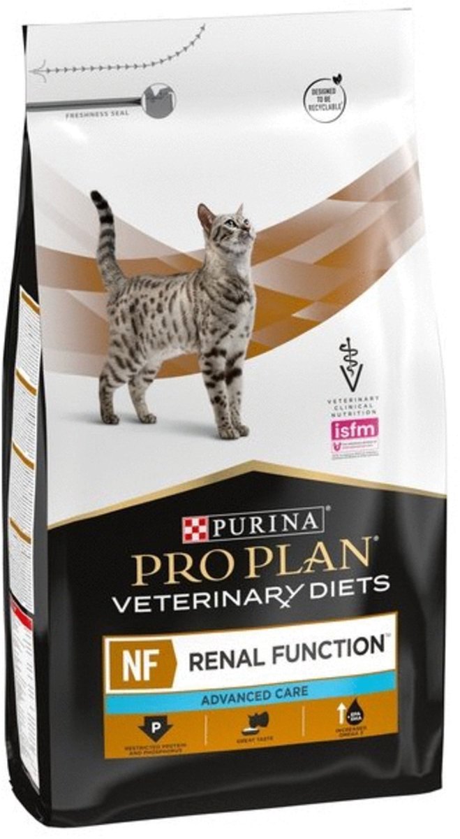 PURINA PRO PLAN Veterinary Diets Feline NF Advance Care Renal Function - 2 x 5 kg - Pack Ahorro