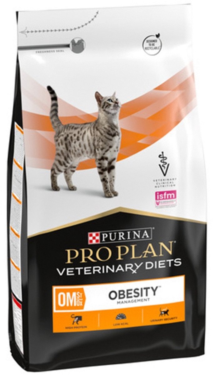 PURINA PRO PLAN Veterinary Diets Feline OM ST/OX Obesity Management - 5 kg