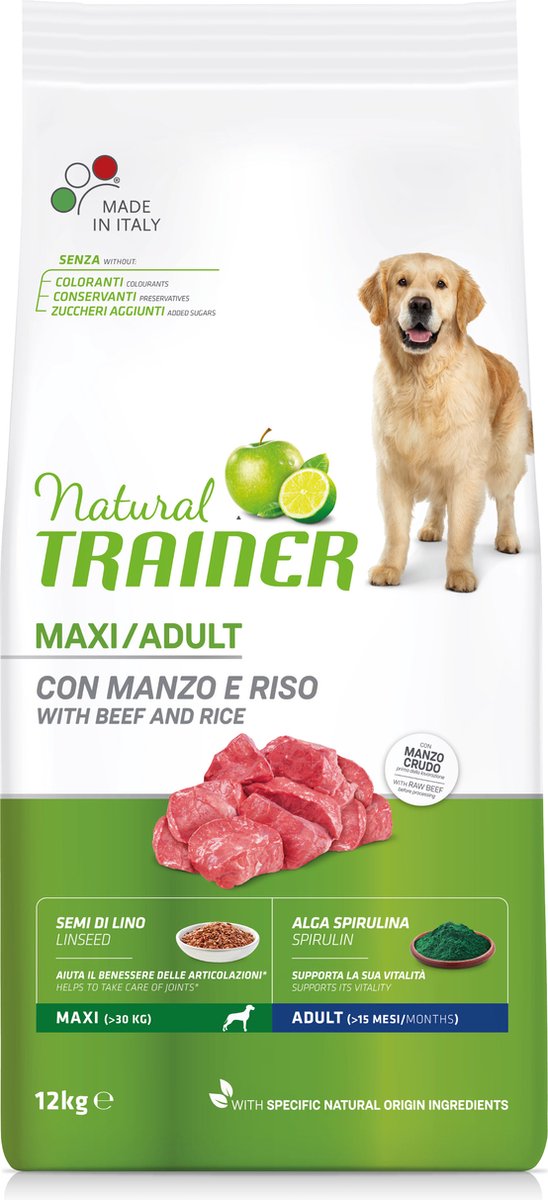 Trainer Natural Adult Maxi con vacuno - 12 kg