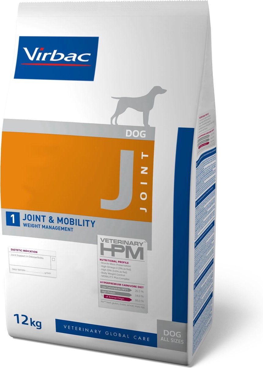 Virbac J1 Veterinary HPM Joint & Mobility - 12 kg