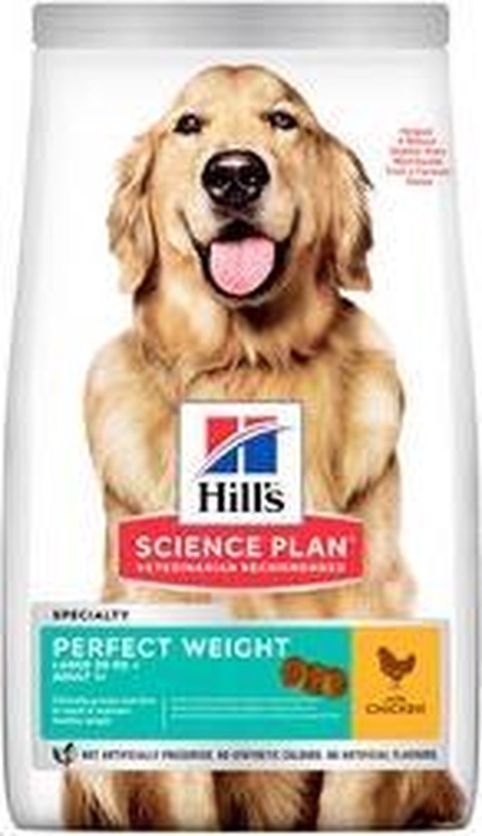 Hill's Science Plan Perfect Weight Adult 1+ Large con pollo - 2 x 12 kg - Pack Ahorro
