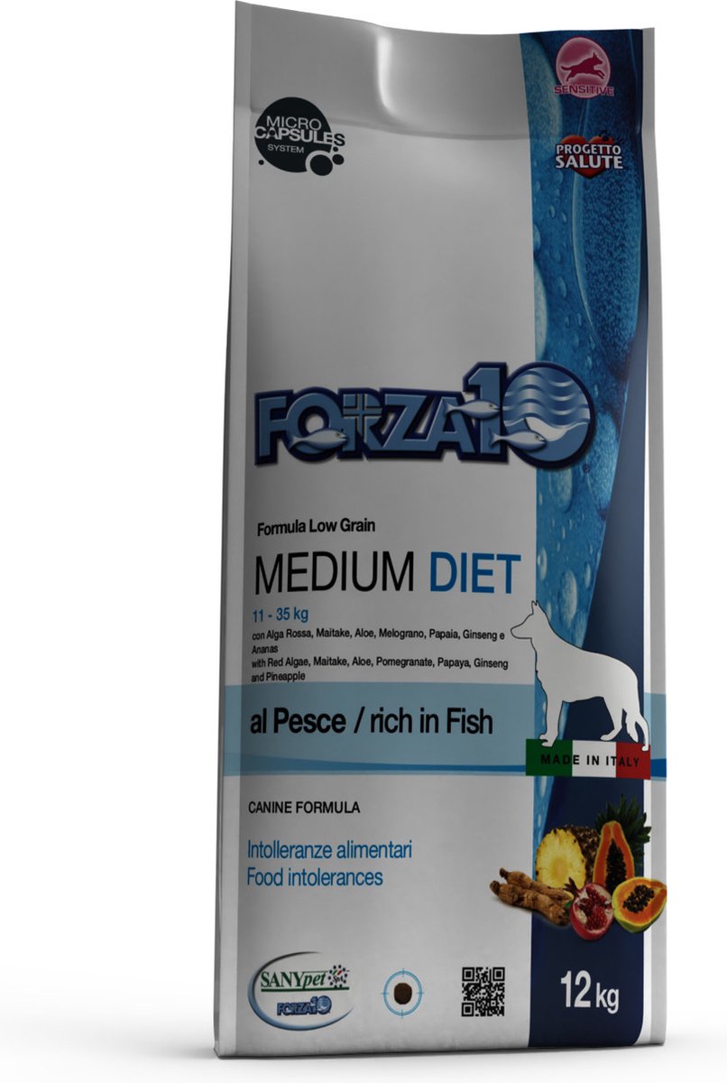 Forza10 Medium Diet pescado - 12 kg