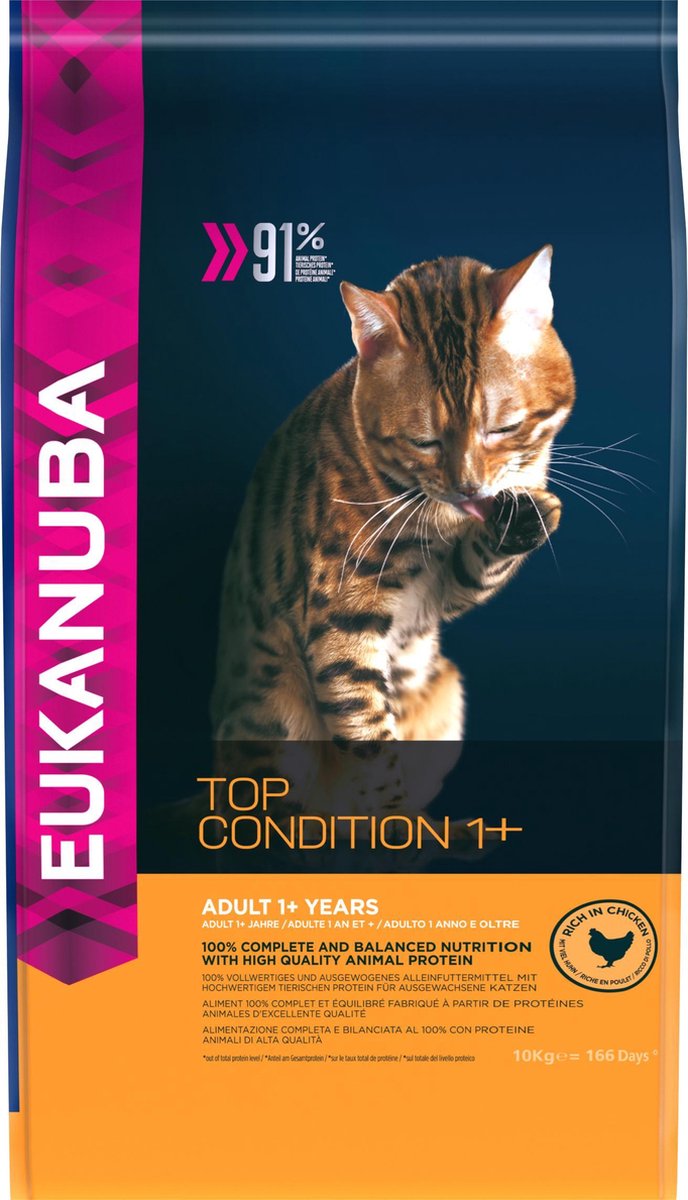 Eukanuba Top Condition 1+ Adult para gatos - 10 kg