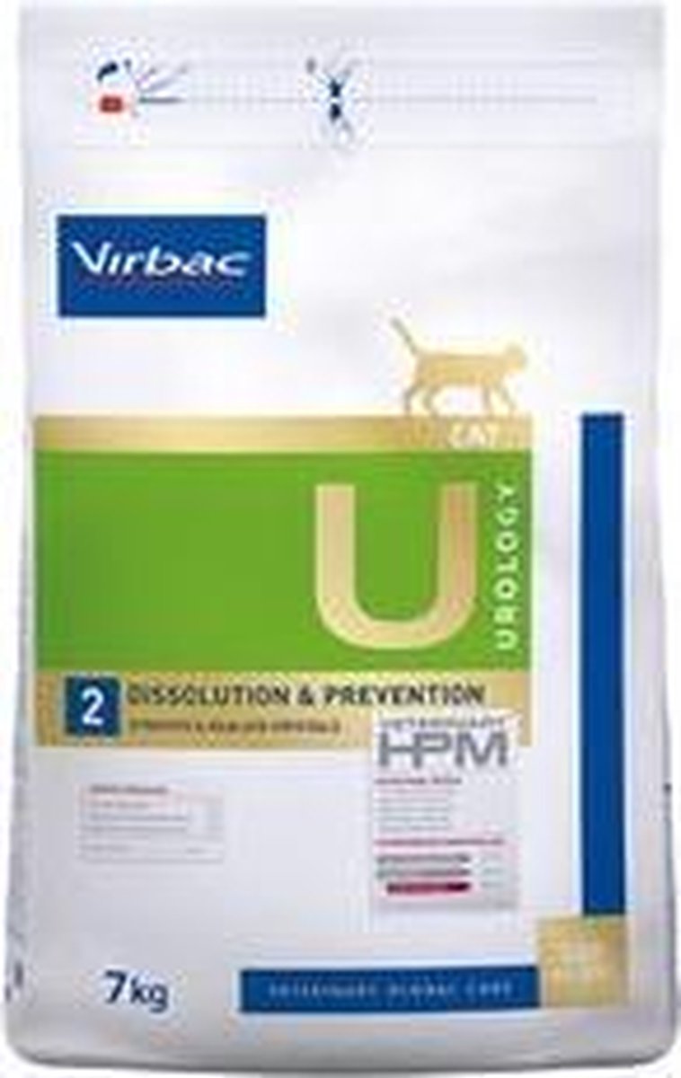 Virbac U2 Veterinary HPM Urology Dissolution & Prevention para gatos - 7 kg