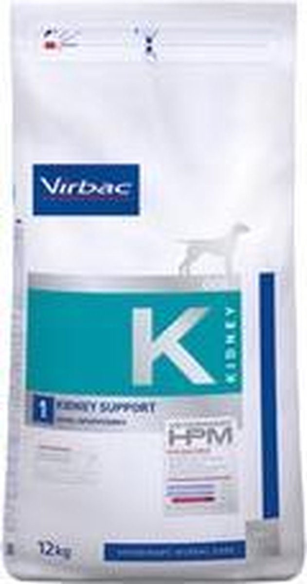 Virbac K1 Veterinary HPM Kidney Support - 2 x 12 kg - Pack Ahorro