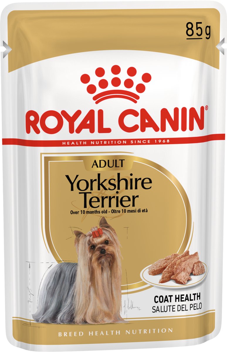 Royal Canin Breed Yorkshire Terrier Mousse - 48 x 85 g - Megapack