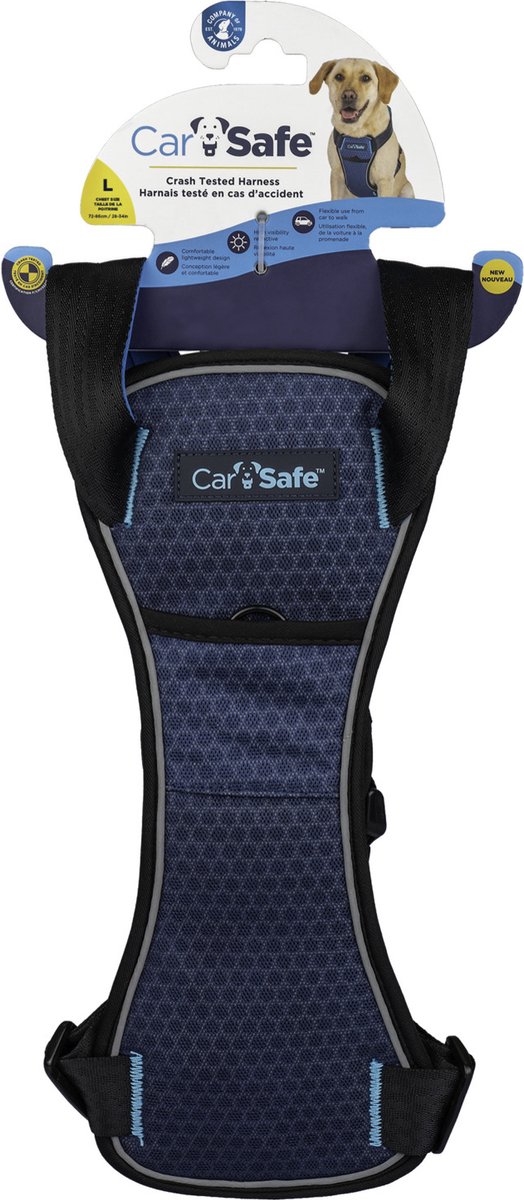Arnés CarSafe, a prueba de choques para el coche - L: 72 - 86 cm de perímetro torácico