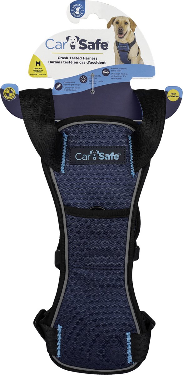 Arnés CarSafe, a prueba de choques para el coche - M 60 - 72 cm de perímetro torácico