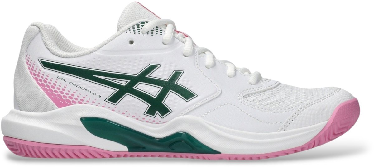 Pantoffel Asics Gel-Dedicate 9 Damen Weiß/Juwelengrün 2026