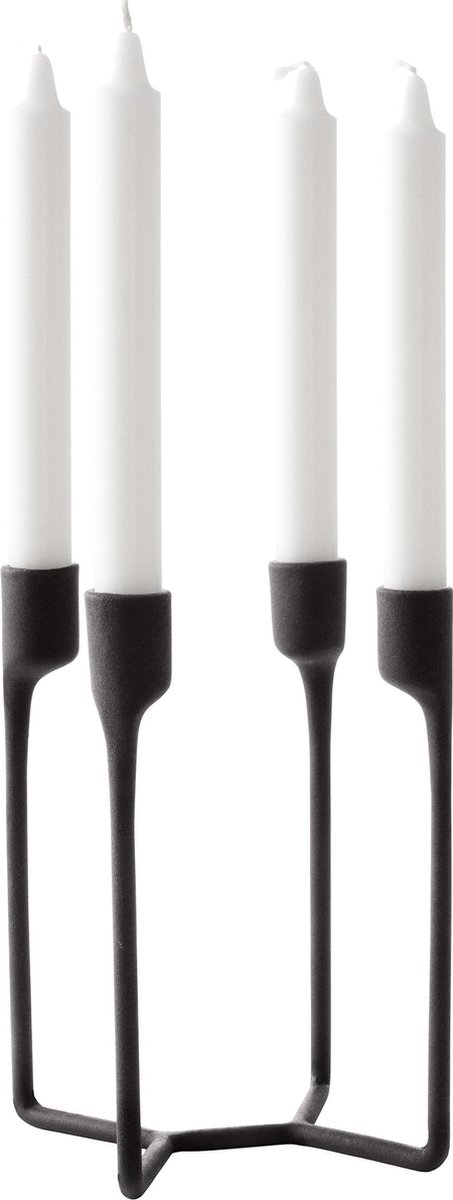 Normann Copenhagen Candelabro Heima negro