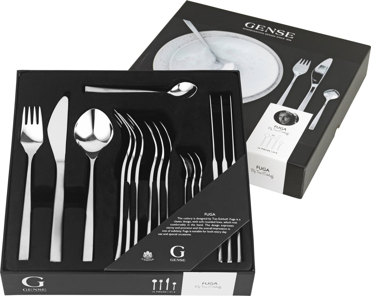 Gense Cubiertos Fuga 16 piezas