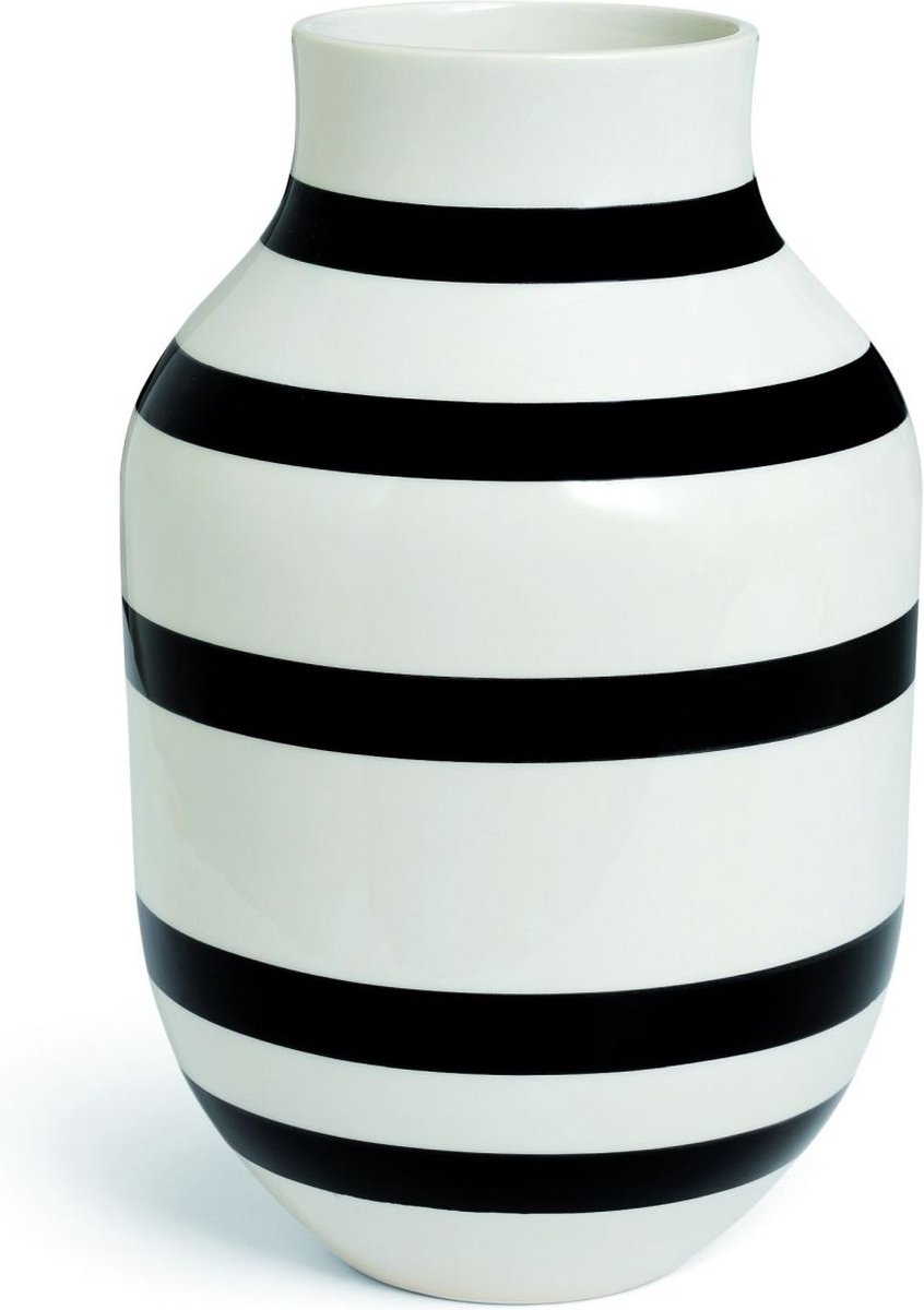 Kähler Jarrón Omaggio 30,5cm negro