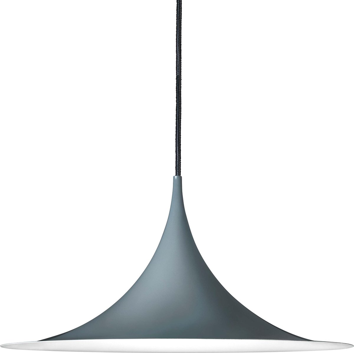 GUBI Lampe à suspension Semi Ø 47 cm Antracite grey glossy