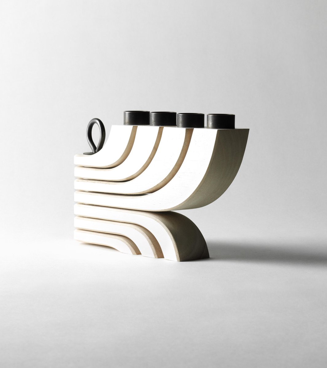 Design House Stockholm Bougeoir à 4 branches Nordic Light blanc