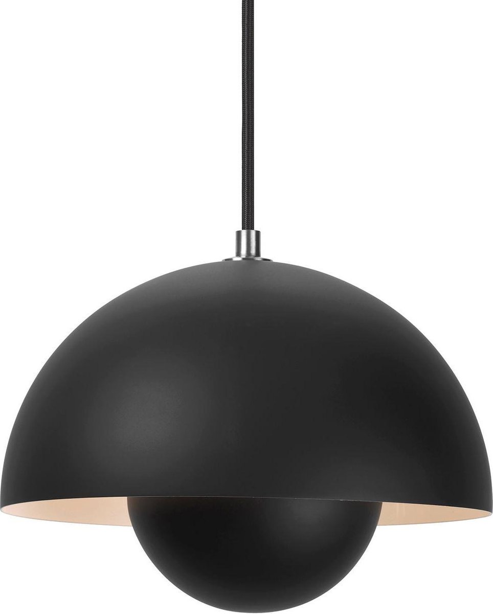 &Tradition Lámpara colgante FlowerPot VP1 Negro mate