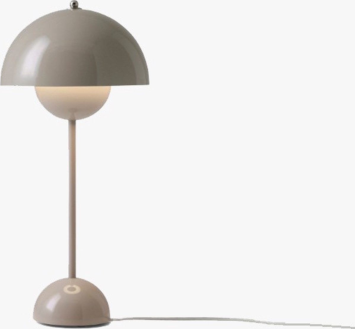 &Tradition Lámpara de mesa FlowerPot VP3 gris-beige