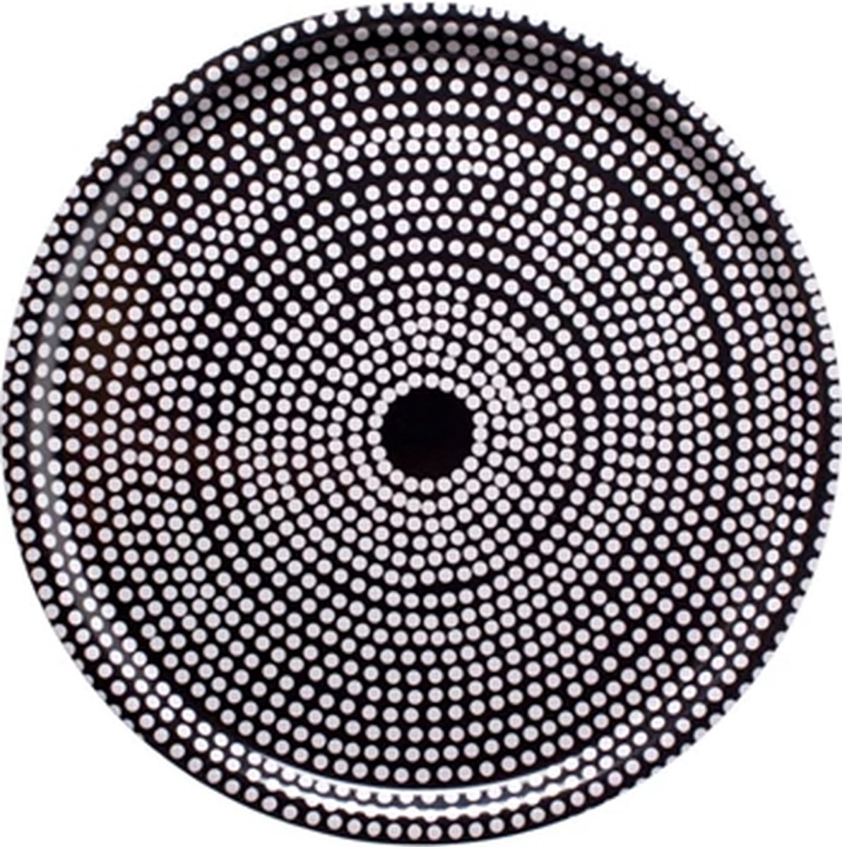 Marimekko Vassoio rotondo Fokus nero