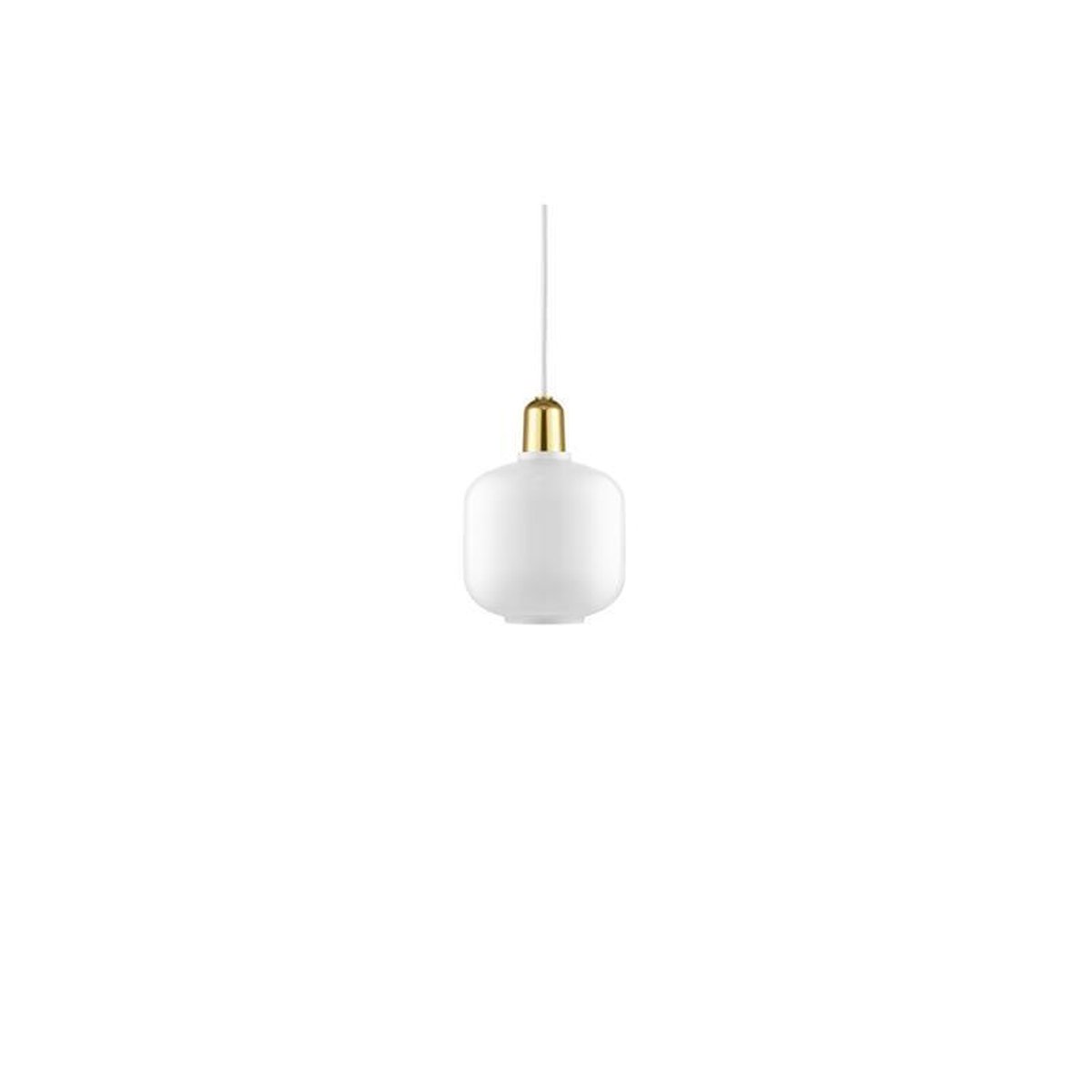 Normann Copenhagen Lámpara de techo Amp S Blanco-latón