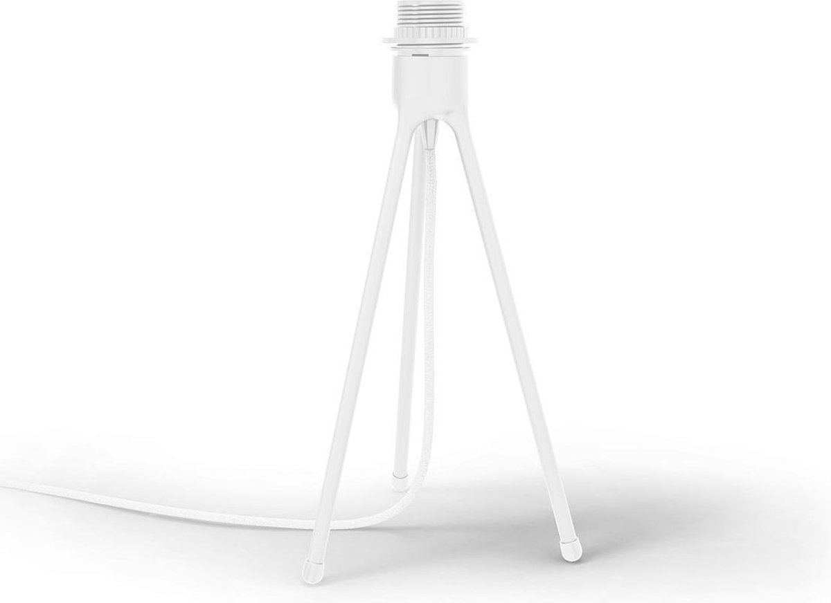 Umage Pie de lámpara de mesa Tripod blanco