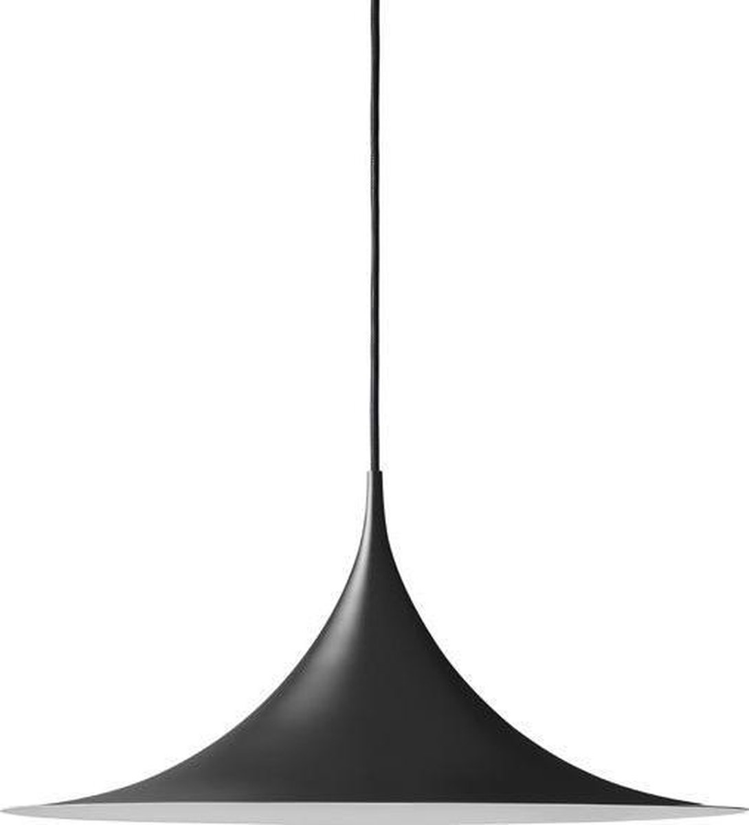 GUBI Lampe Semi Ø 60 cm Black semi matt