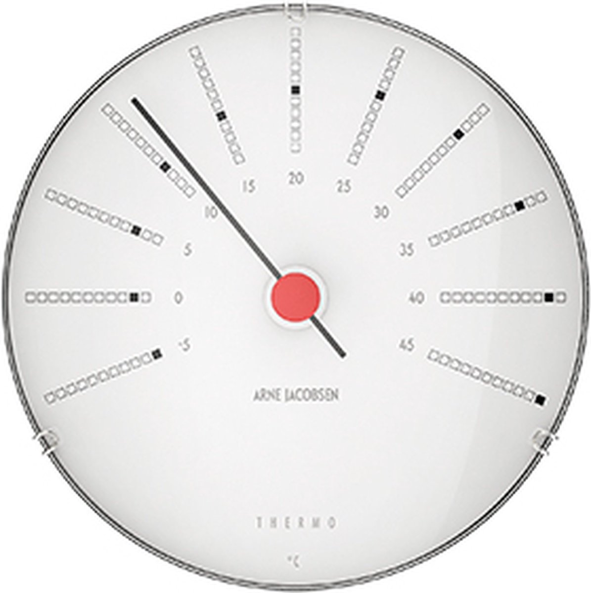 Arne Jacobsen Clocks Estación metereológica Arne Jacobsen termómetro