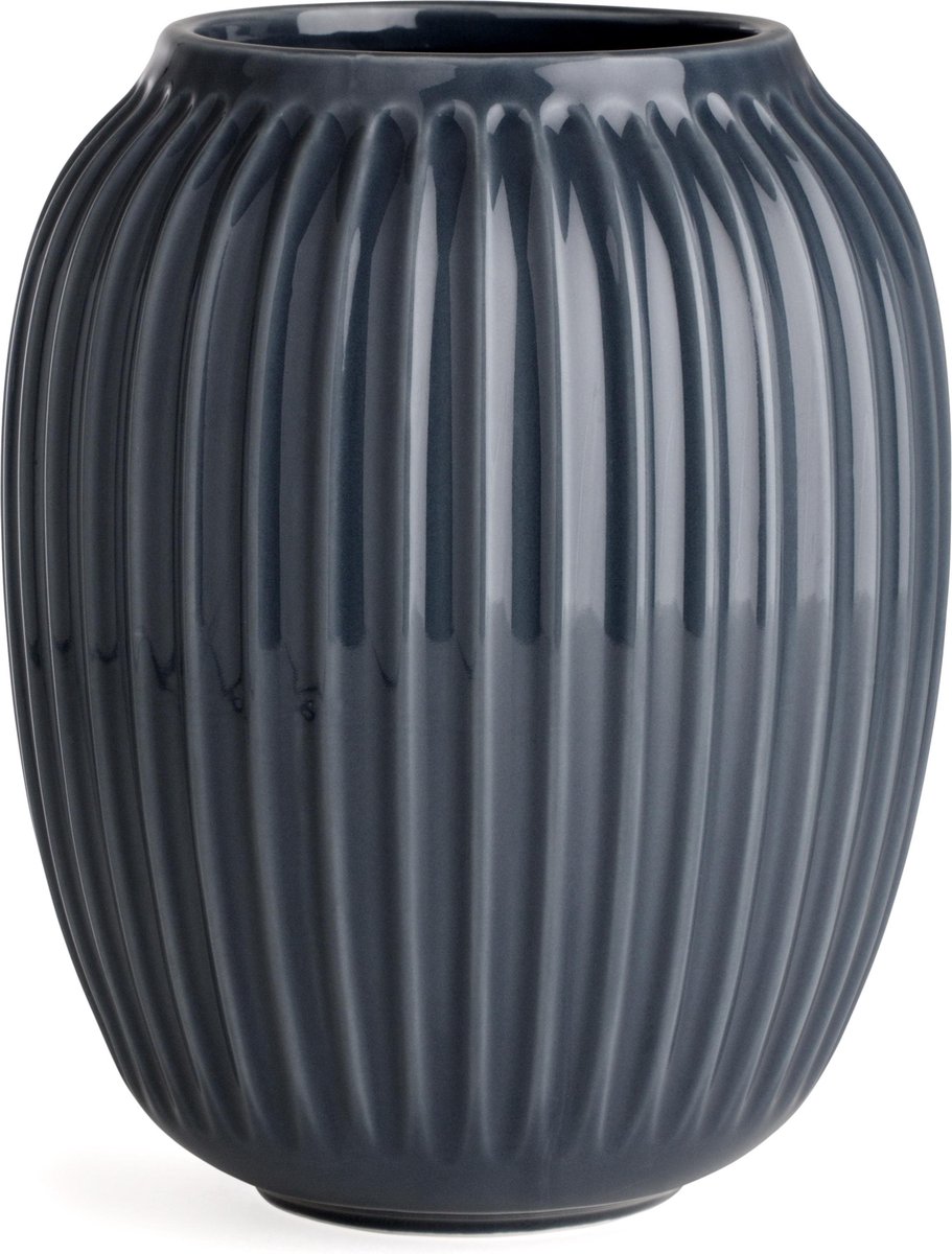 Kähler Florero Hammershøi mediano gris antracita
