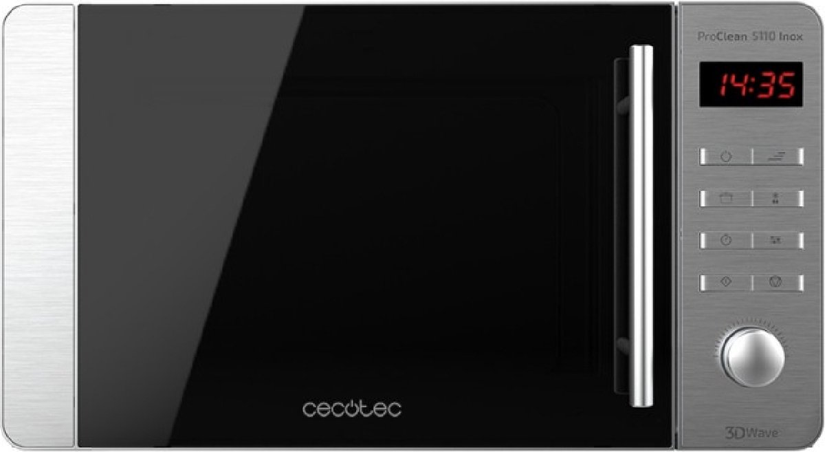Cecotec ProClean 5110 Inox Acero inoxidable Microondas con grill Encimera 20 L 700 W