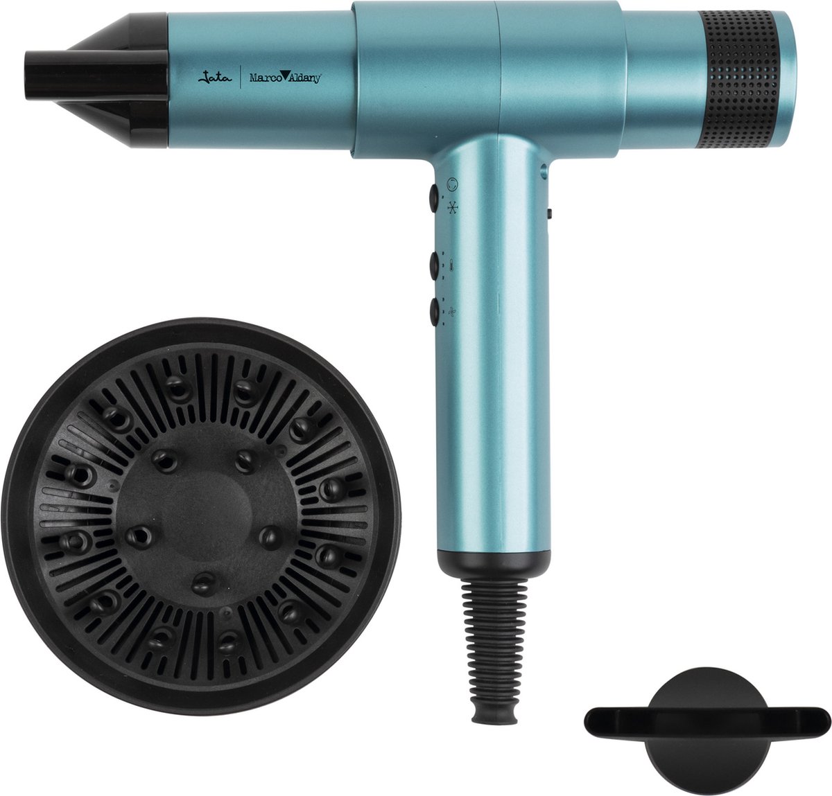 JATA JBSC5577 secador 2000 W Negro, Turquesa