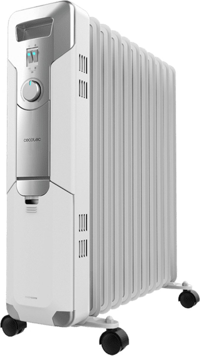 Radiador de Aceite Cecotec ReadyWarm 7000 Space Black 05884 | Blanco | 2500 W
