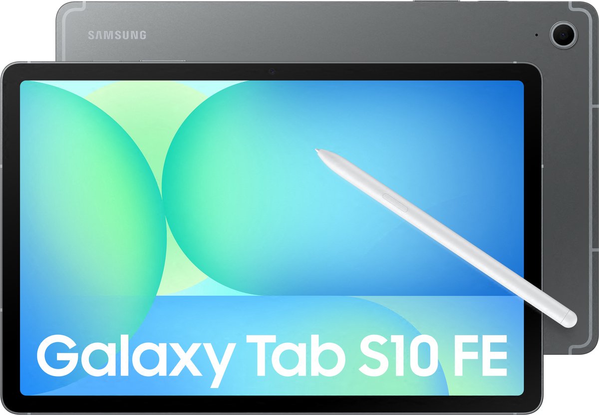 Samsung Tab S10 FE 5G 8/256 GB | Gris | Pantalla 10, 9" | Android 15 | Exynos1580 | 8000 mAh | 13 MP