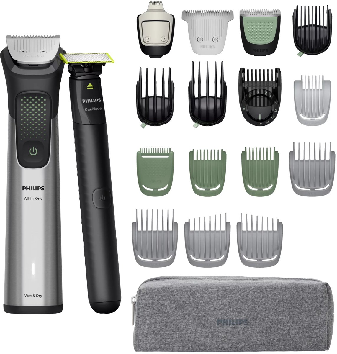 AFEITA. CORPORAL PHILIPS MG9557/15 20EN1 CARA+CABEZA+CUERPO