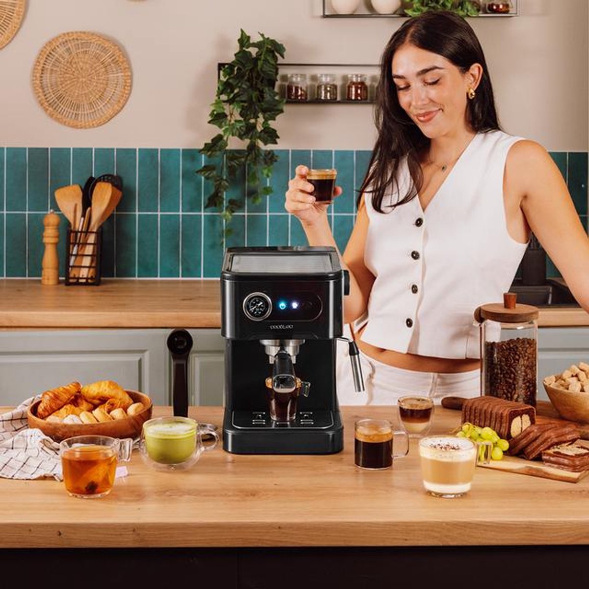 Cafetera Express Cecotec Expresso 20PRO | 20B | VAPORIZADOR | 0271