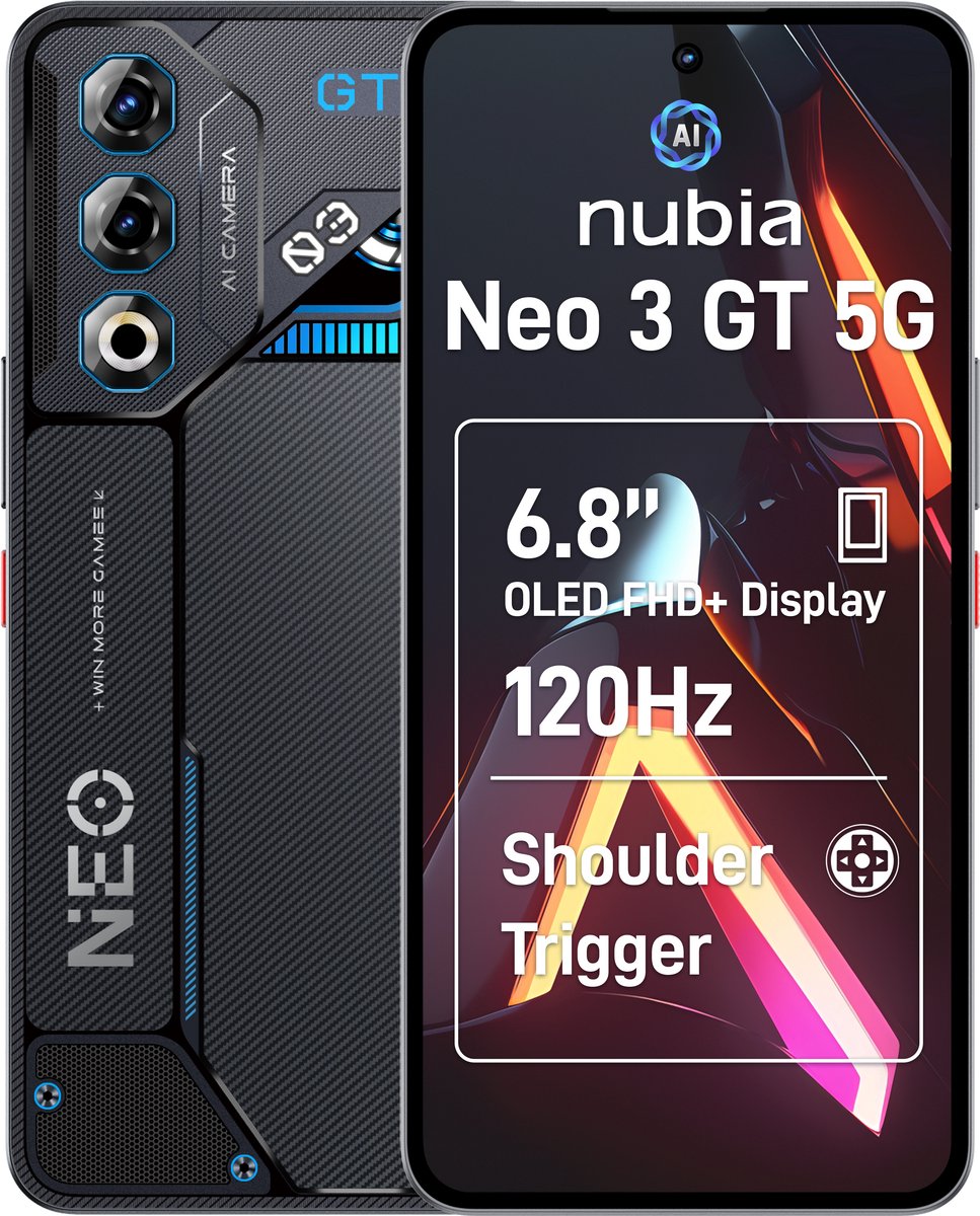 SMARTPHONE ZTE NUBIA NEO 3 GT 5G 12/256 6,8 GRAY