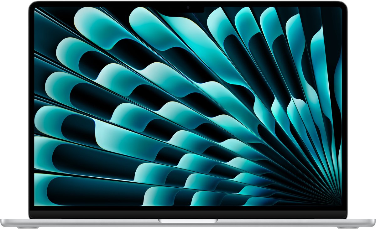 Apple MacBook Air 15" M5 Silber MDV94D/A Apple M5 chip mit 10-core CPU and 10-core GPU, 16GB, 512GB SSD - Silber, kein Netzteil