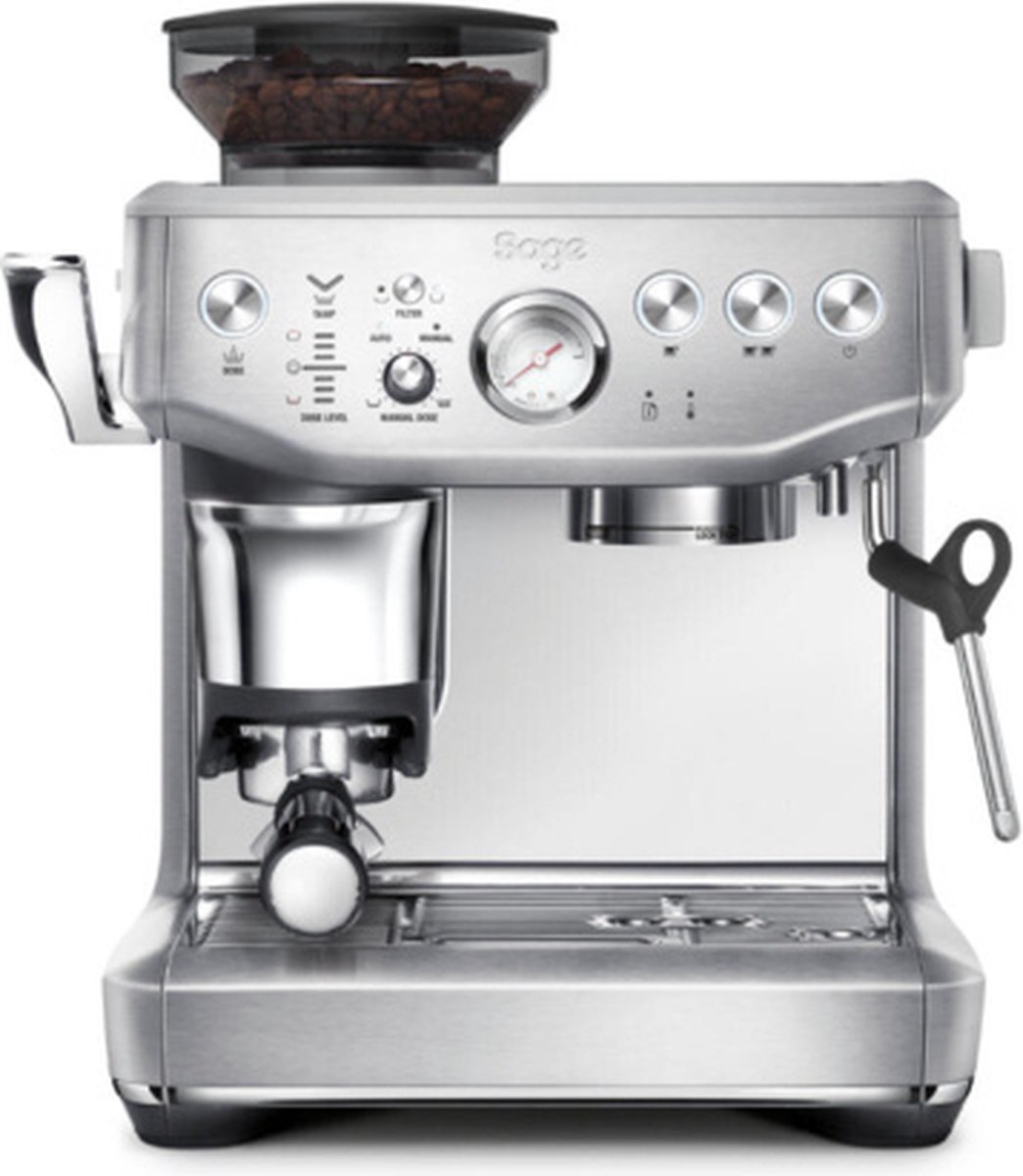 Sage the Barista Express™ Impress SES876BSS Espressomaskin med kvarn - Silver