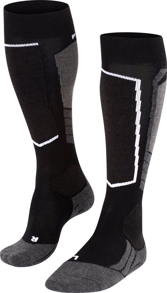 SK2 Intermediate Woll Skisocken Damen Schwarz-Mix 37-38