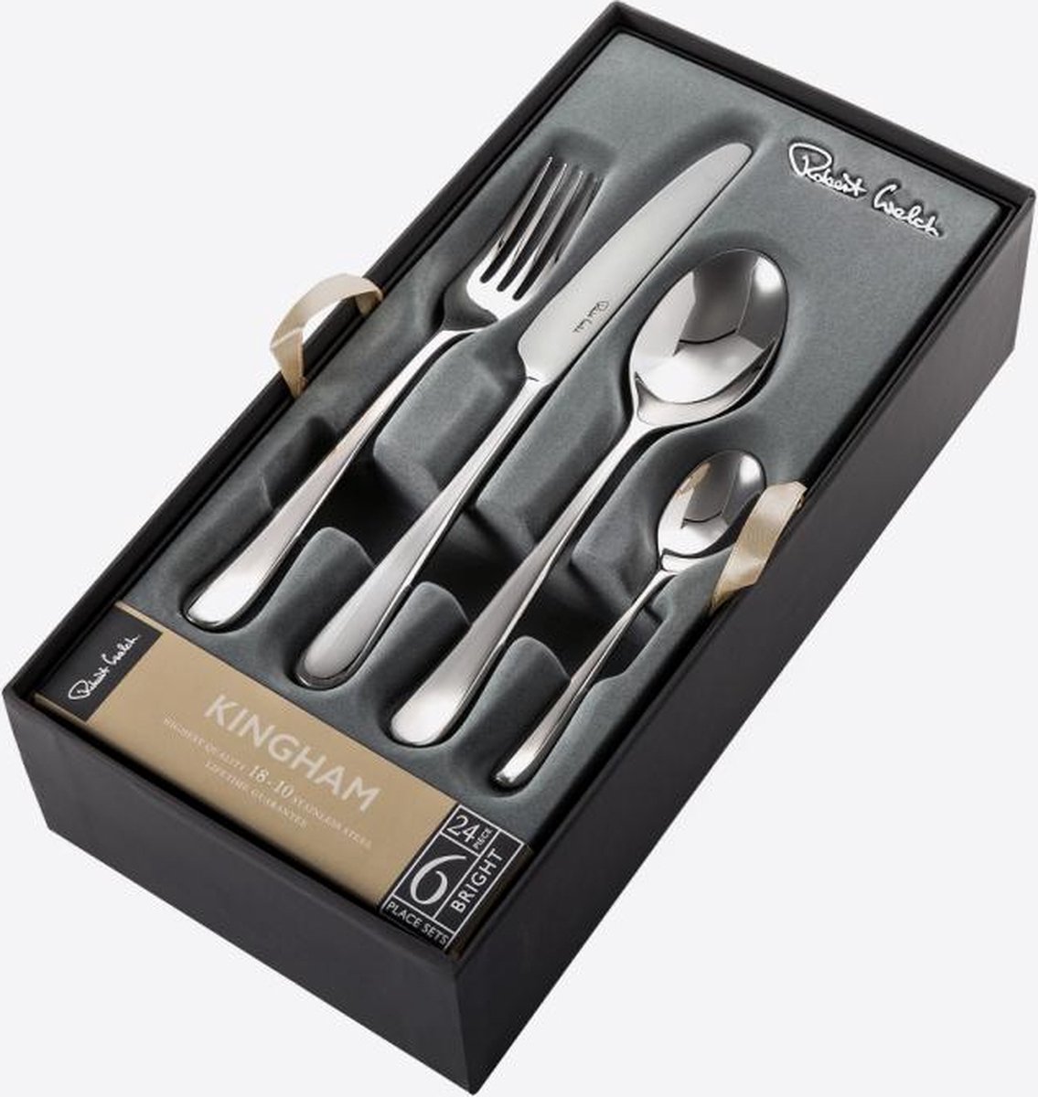 Robert Welch Set di posate Kingham Bright 24 pezzi