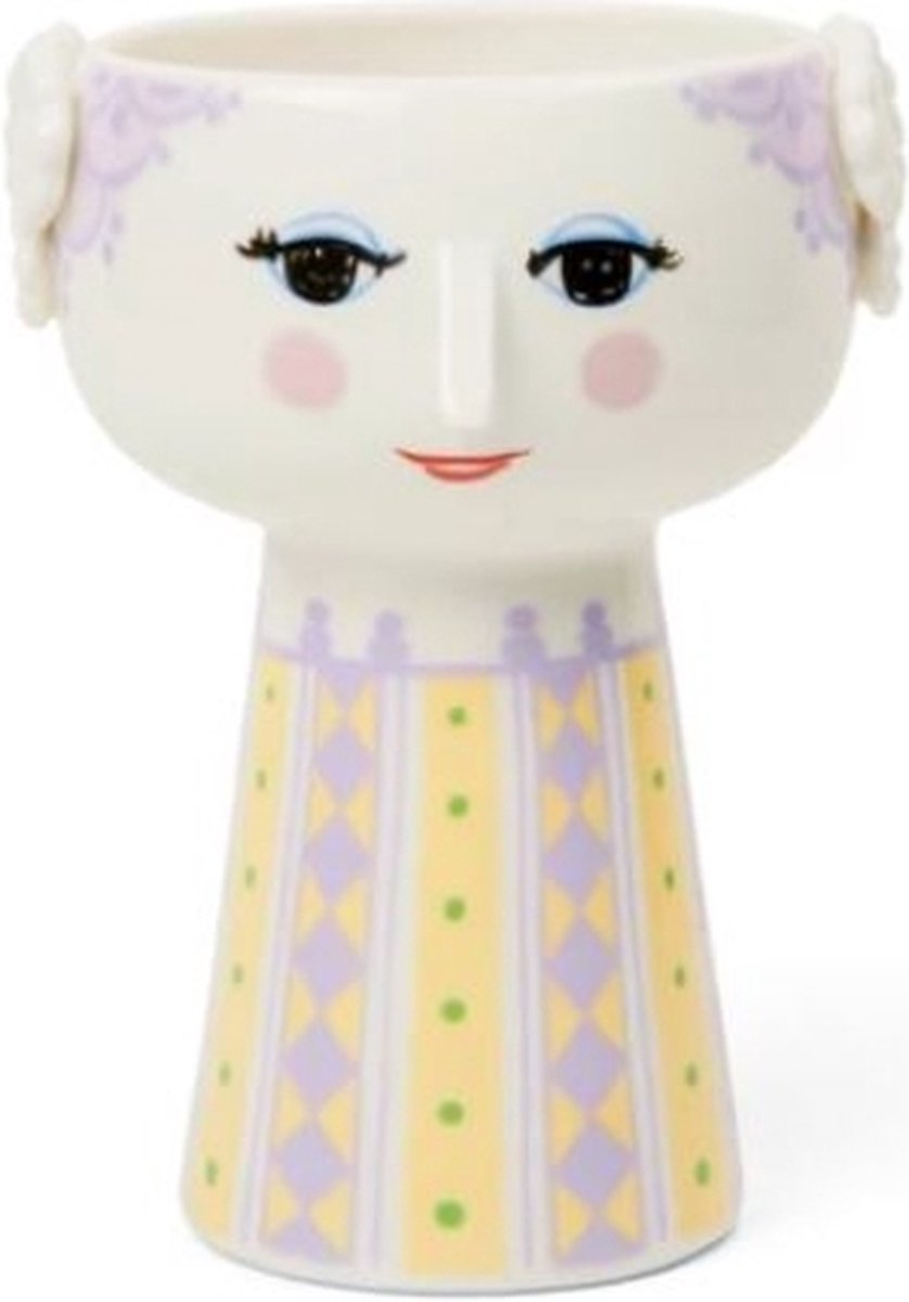 Bjørn Wiinblad Vaso Eva 15 cm Viola