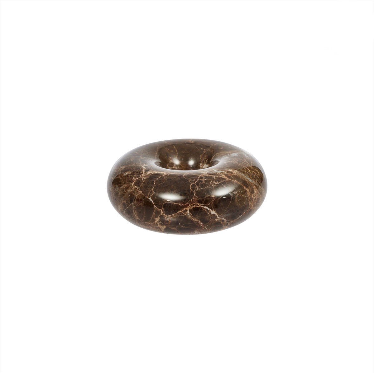 OYOY Portacandela in marmo Savi piccolo 4 cm Choko