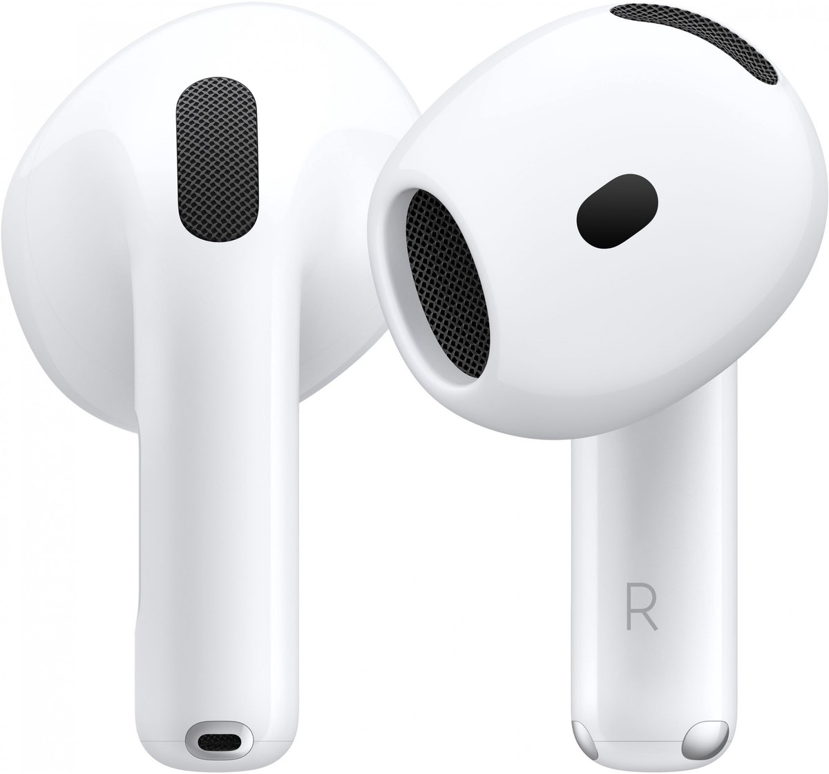 Apple AirPods 4 AirPods Bluetooth Stereo blanc Noise Cancelling boîtier de charge, résistant à la sueur