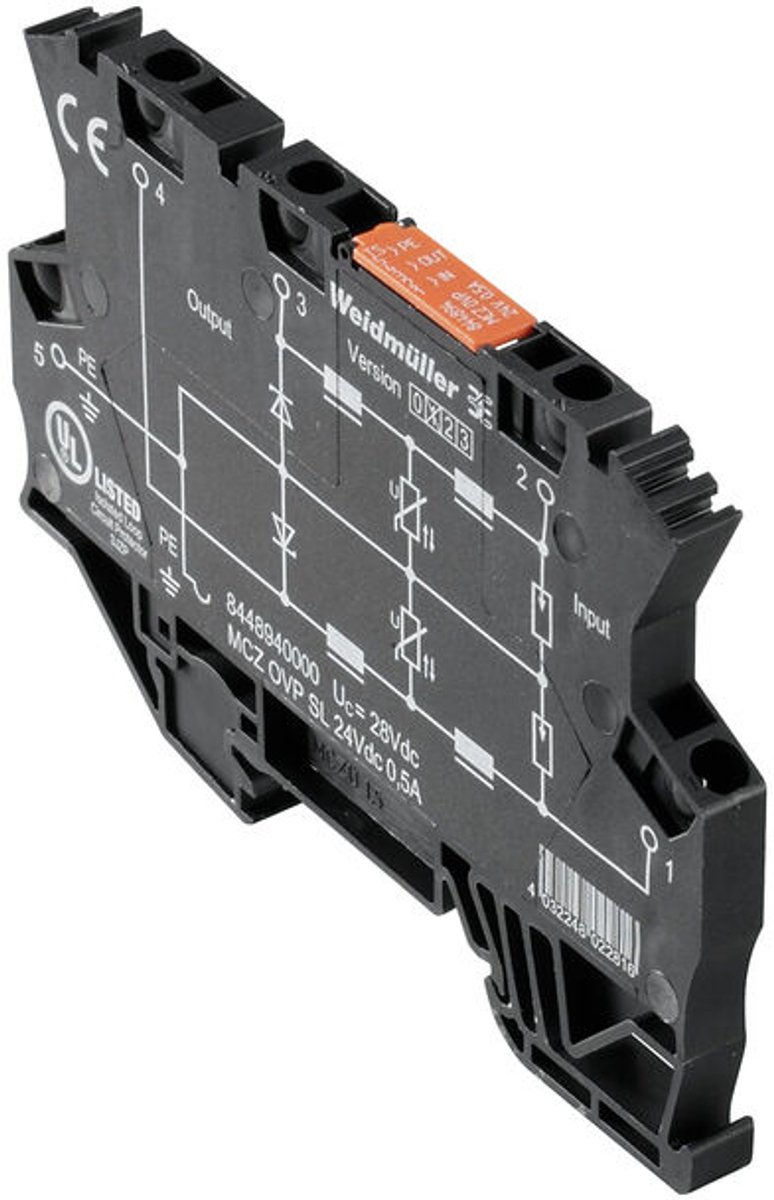 Protection surtension mesure-commande-régulation Weidmüller MCZ OVP SL 24VDC 0,5A 8448940000 10 pc(s)