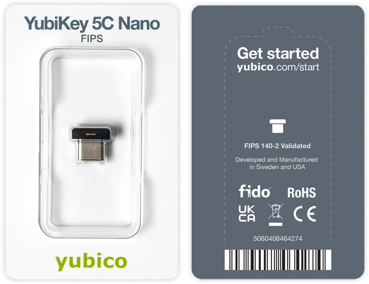 Yubico YubiKey 5C Nano FIPS