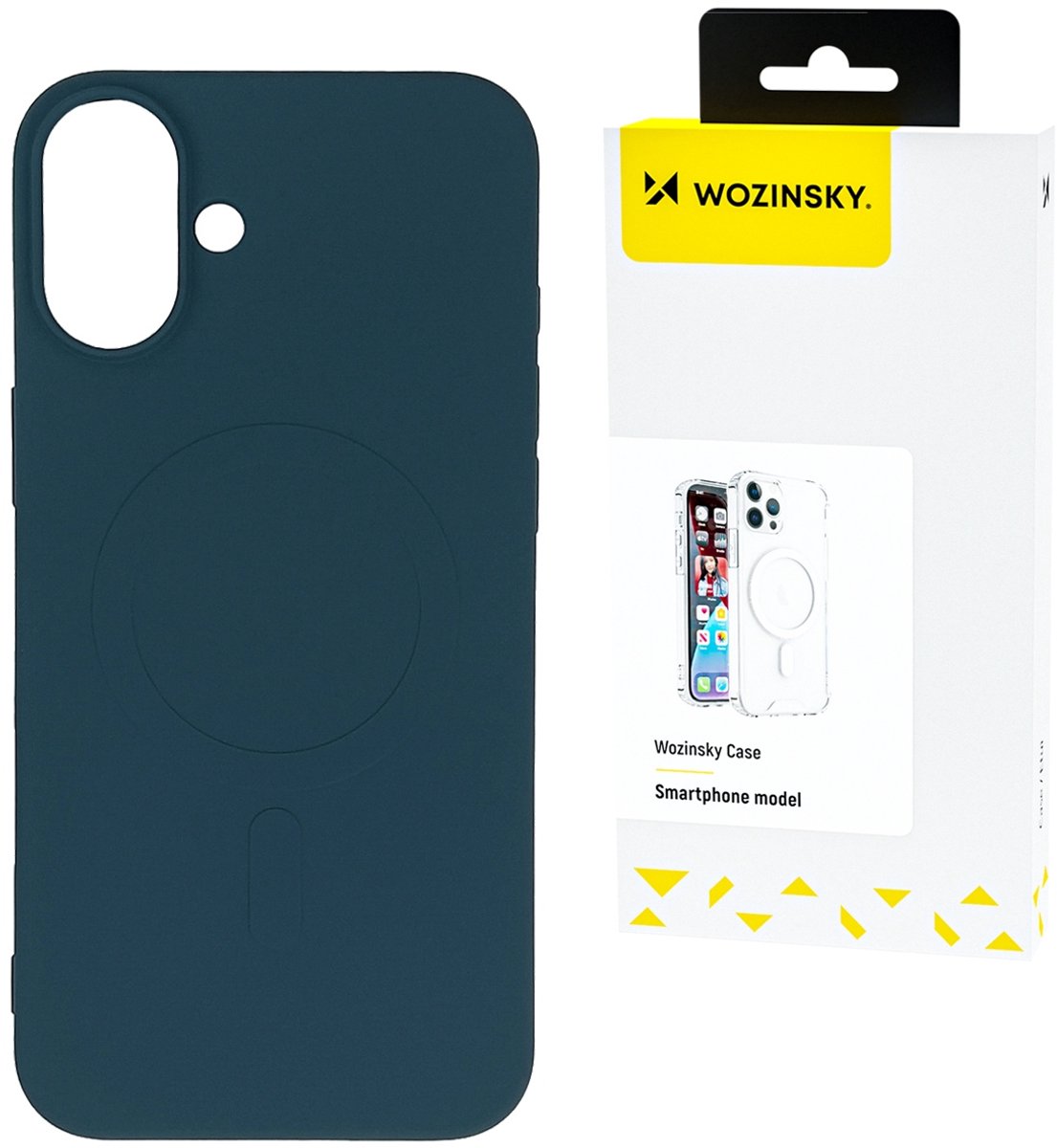 Wozinsky Liquid Silicone MagSafe Case for Samsung Galaxy S25+ - Blue