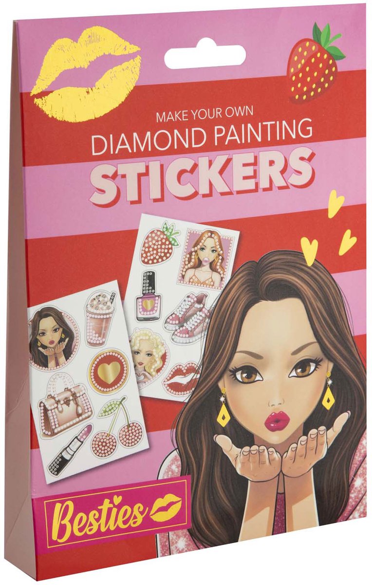 Creative Craft Group Besties Diamond Painting Stickers 12 pcs.