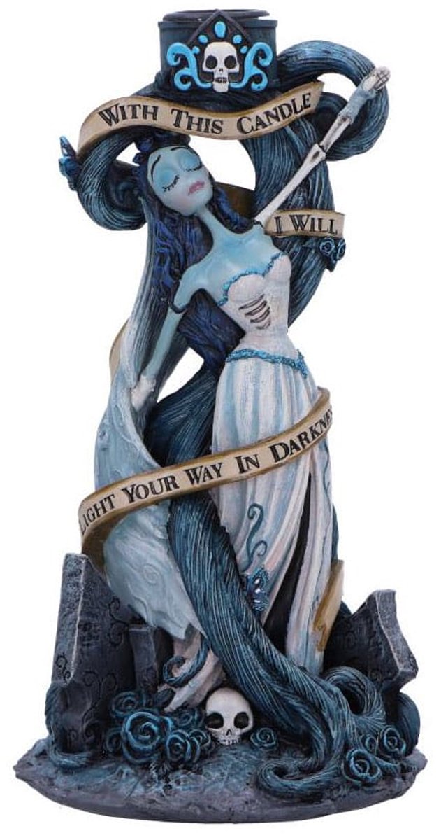 Nemesis Now - Corpse Bride With This Candle Vow Candle Holder