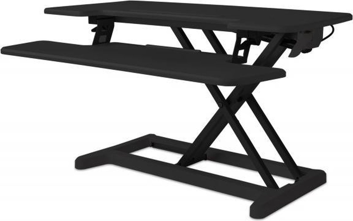 Bakker Elkhuizen Adjustable Sit-Stand Desk Riser 2 - stand - Maks - Maks størrelse