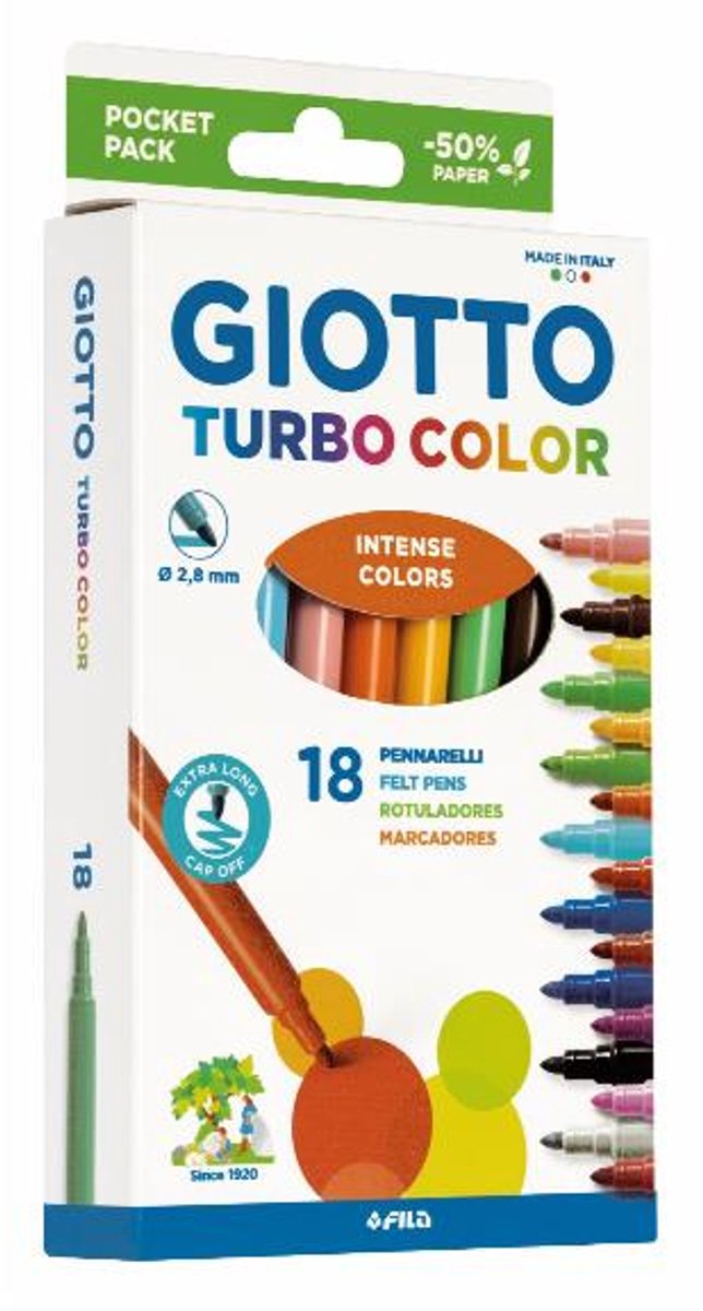 Giotto Turbo Color 18 pcs BL