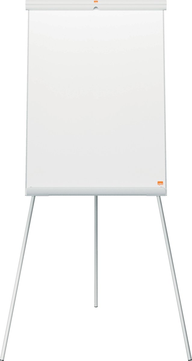 Nobo Premium Plus flipover på trefod med magnetisk stål whiteboardtavle