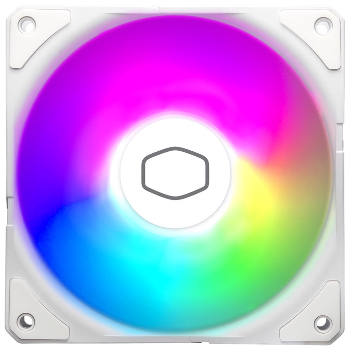 Cooler Master SickleFlow Edge 120 ARGB White Edition - 120mm - Hvid med RGB LED lys