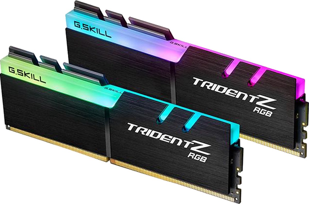 G.Skill Trident Z RGB DDR4-3200 - 32GB - CL16 - Quad Channel (4 pcs) - Intel XMP - Sort med RGB